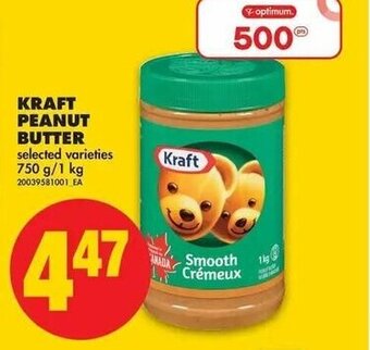 No Frills Kraft Peanut Butter offer
