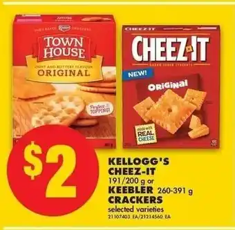 No Frills Kellogs Cheez-It offer