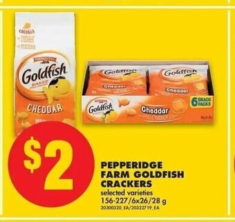 No Frills Pepperidge Farm Goldfish Crackers offer