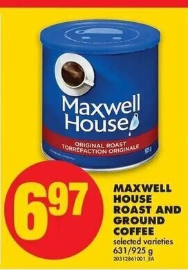 No Frills Maxwell House Roast And Ground Coffee offer