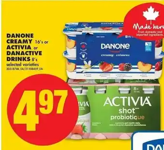 No Frills Danone Creamy Activia offer