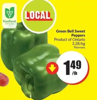 FreshCo Green Bell Sweet Peppers offer
