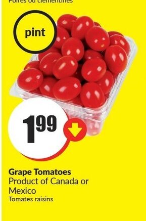 FreshCo Grape Tomatoes offer