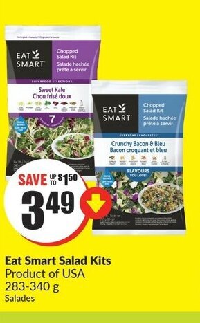 FreshCo Eat Smart Salad Kits offer