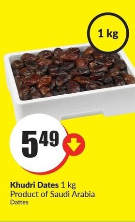FreshCo Khudri Dates offer