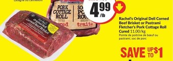 FreshCo Rachel's Original Deli Corned Beef Brisket or Pastrami offer