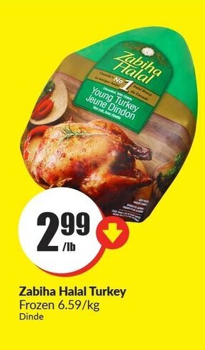 FreshCo Zabiha halal turkey offer