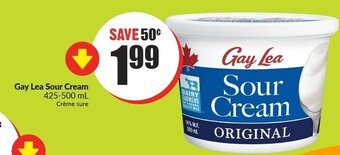 FreshCo Gay lea sour cream offer