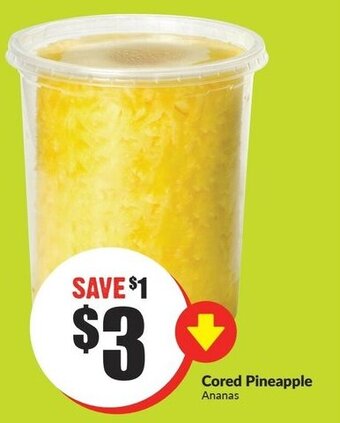 FreshCo Cored pineapple offer