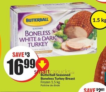 FreshCo Butterball seasoned boneless turkey breast offer