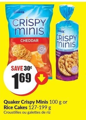 FreshCo Quaker crispy minis offer