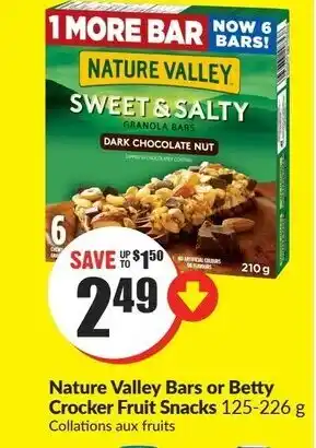 FreshCo Nature valley bars or betty crocker fruit snacks offer