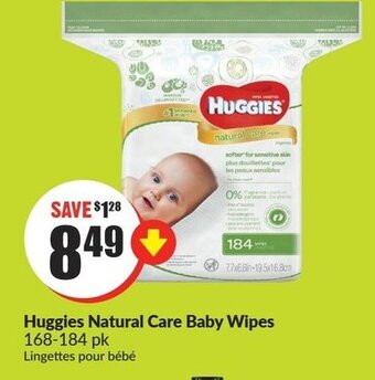 FreshCo Huggies natural care baby wipes offer