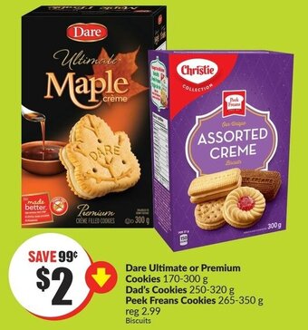 FreshCo Dare ultimate or premium cookies offer
