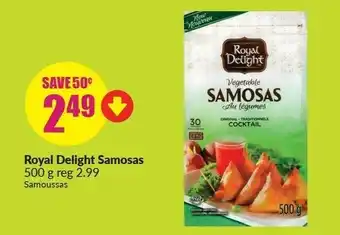 FreshCo Royal delight samosas offer