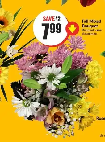 FreshCo Fall mixed bouquet offer