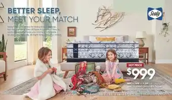 Sleep Country Sealy Posturepedic Optimum Billie Mattress offer