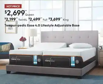 Sleep Country Tempur-pedic Ease 4.0 Lifestyle Adjustable Base offer