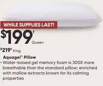 Dormez Vous Aquagel Pillow offer
