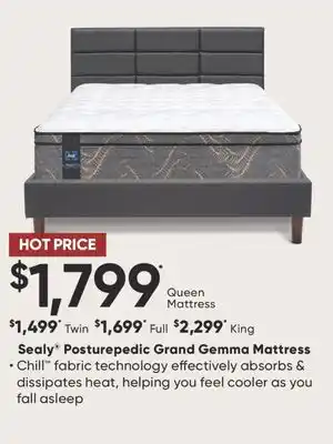Dormez Vous Sealy Posturepedic Grand Gemma Mattress offer