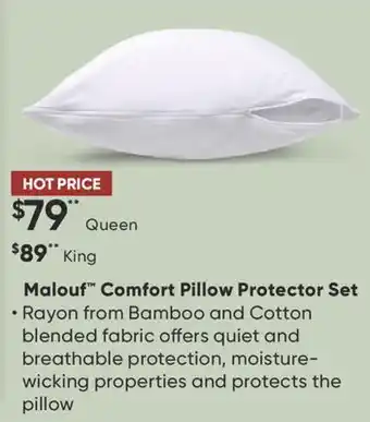 Dormez Vous Malouf Comfort Pillow Protector Set offer