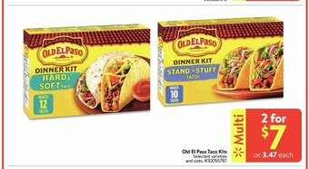 Walmart Old El Paso Taco Kits offer