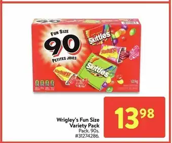 Walmart Wrigley's Fun Size Variety Pack offer