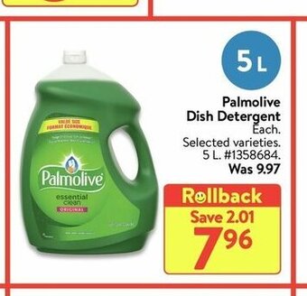 Walmart Palmolive Dish Detergent offer