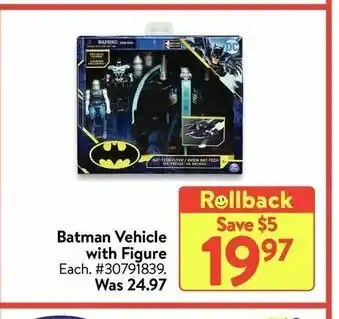 Walmart Batman Vehicle With Figure offer