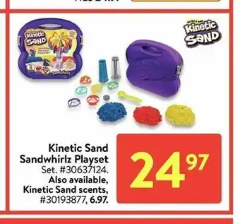 Walmart Kinetic Sand Sandwhrilz Playset offer