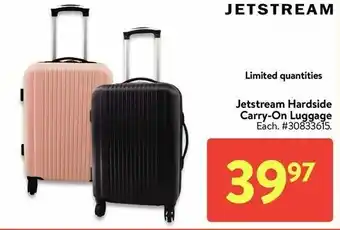 Walmart Jetstream Hardside Carry-On Luggage offer