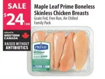 Maple Leaf Prime Boneless Skinless Chicken Breasts
