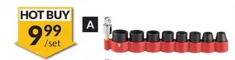 Princess Auto 9 pc 3/8 in. dr Shallow Impact Socket Sets offer