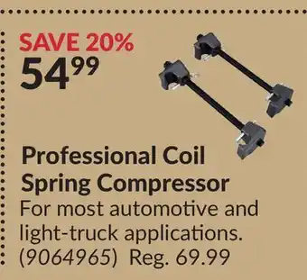 Princess Auto Professional Coil Spring Compressor offer