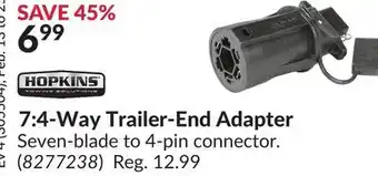 Princess Auto 7: 4-Way Trailer-End Adapter offer