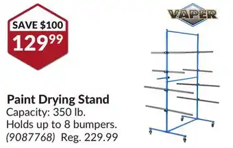 Princess Auto Paint Drying Stand offer