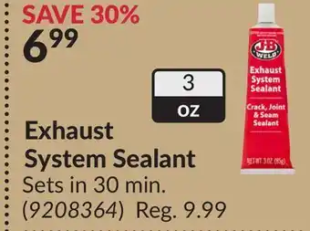 Princess Auto Exhaust System Sealant offer