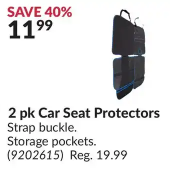 Princess Auto 2 pk Car Seat Protectors offer
