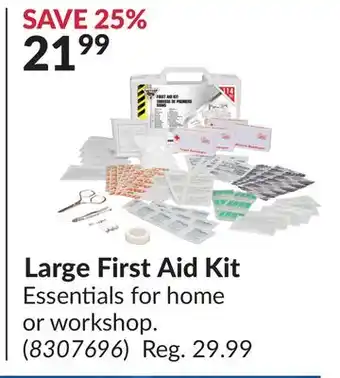 Princess Auto Large First Aid Kit offer