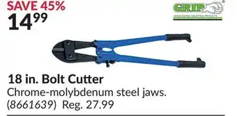 Princess Auto 18 in. Bolt Cutter offer