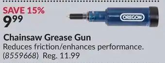 Princess Auto Chainsaw Grease Gun offer