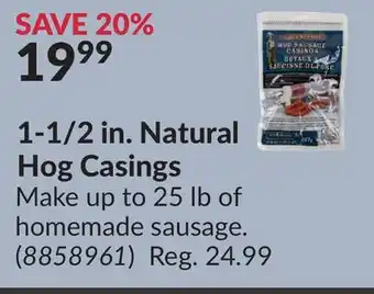 Princess Auto 1-1/2 in. Natural Hog Casings offer