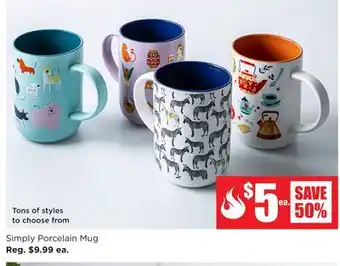 Kitchen Stuff Plus Simply Porcelain Mug offer