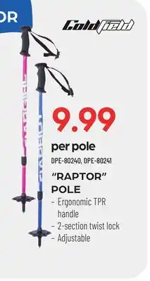 Pronature RAPTOR POLE offer