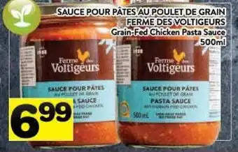 Supermarché PA FERME DES VOLTIGEURS Grain-Fed Chicken Pasta Sauce offer