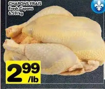 Supermarché PA Fresh Capons offer