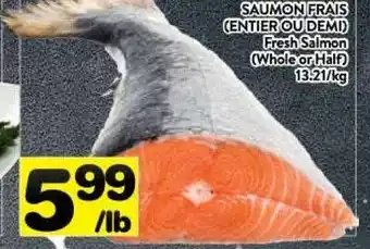 Supermarché PA Fresh Salmon (whole or half) offer