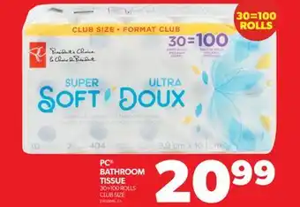 Real Canadian Superstore PC BATHROOM TISSUE offer