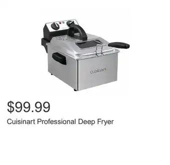 Costco Cuisinart Professional Deep Fryer offer