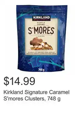 Costco Kirkland Signature Caramel S'mores Clusters, 748 g offer